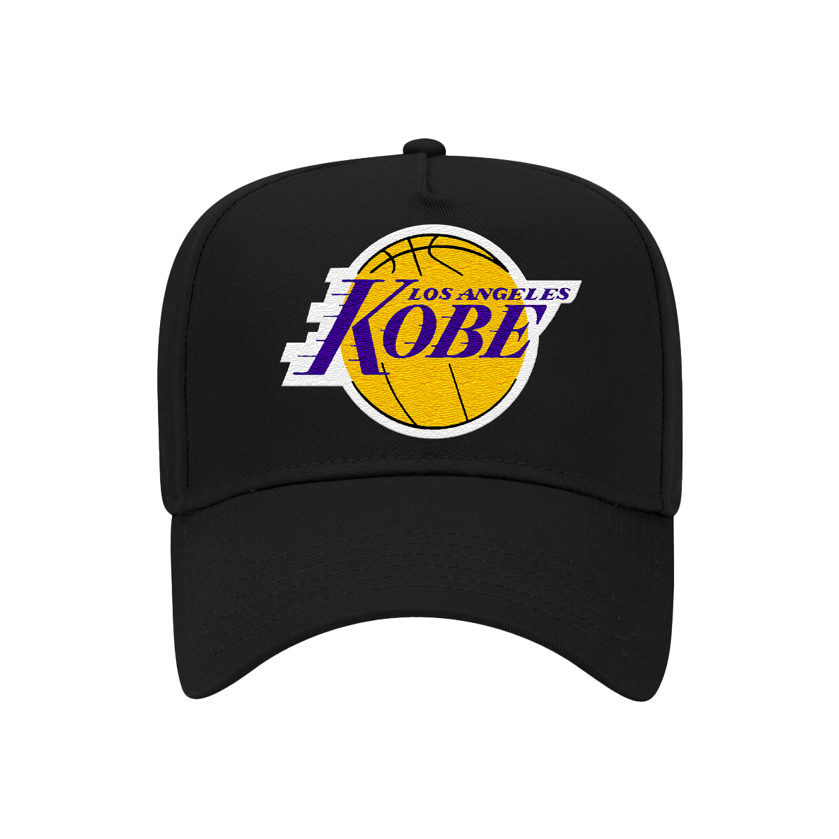 The LA 8-24 Black Snapback